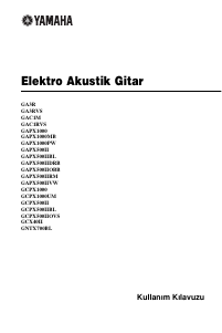 Kullanım kılavuzu Yamaha GAPX500IIOBB Gitar