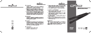 Manual de uso Magefesa MGF-7540 Plancha de pelo