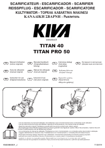 Handleiding KIVA TITAN 40 Verticuteermachine