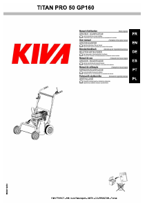 Handleiding KIVA TITAN PRO 50 Verticuteermachine