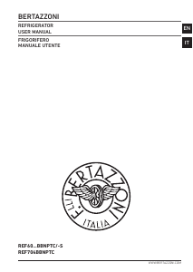 Manuale Bertazzoni REF604BBNPTC-S Frigorifero-congelatore