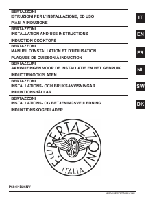 Manuale Bertazzoni P604I1B26NV Piano cottura