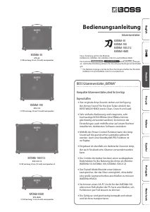 Bedienungsanleitung Boss Katana-100 Gitarrenverstärker