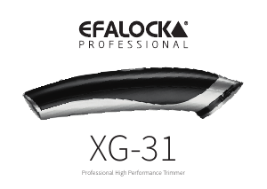 Manuál Efalocka XG-31 Zastřihávač vlasů