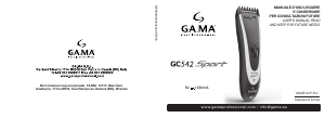 Manual GA.MA GC541 Sport Hair Clipper