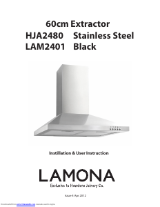 Manual Lamona LAM2401 Cooker Hood