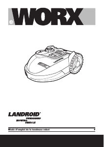Mode d’emploi Worx WR106SI Landroid S Tondeuse à gazon