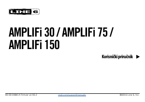Priručnik Line 6 AMPLIFi 150 Pojačalo za gitaru