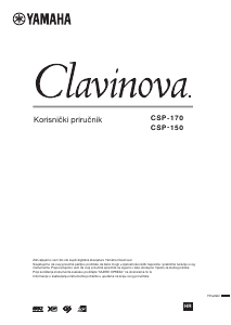 Priručnik Yamaha Clavinova CSP-150 Klavir