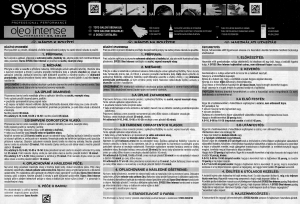 Manuál Syoss Oleo Intense 5-92 Bright Red Barva na vlasy