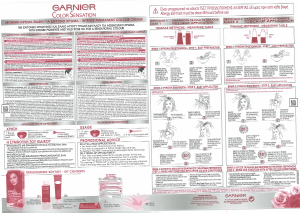 Εγχειρίδιο Garnier Color Sensation 110 Very Light Ash Blond Βαφή μαλλιών