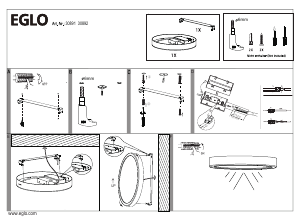 Bruksanvisning Eglo 30892 Lampa