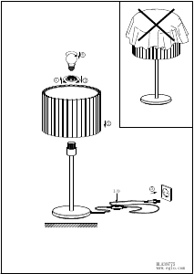 Bruksanvisning Eglo 39766 Lampa