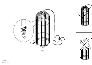 Bruksanvisning Eglo 43389 Lampa