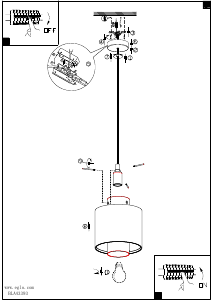 Bruksanvisning Eglo 43393 Lampa