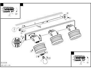 Bruksanvisning Eglo 43446 Lampa