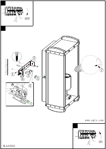 Bruksanvisning Eglo 43593 Lampa