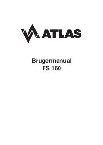 Brugsanvisning Atlas FS 160 Fryser