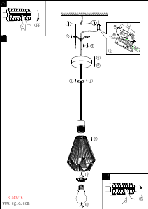 Bruksanvisning Eglo 43776 Lampa