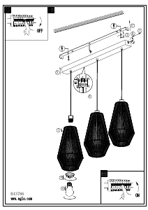 説明書 Eglo 43786 ランプ