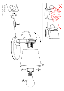 Bruksanvisning Eglo 43841 Lampa