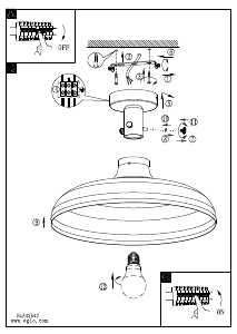 Bruksanvisning Eglo 43842 Lampa