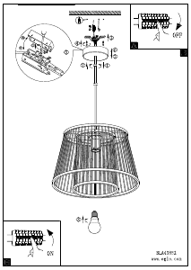 Bruksanvisning Eglo 43852 Lampa