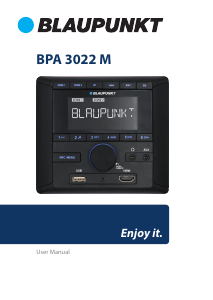 Mode d’emploi Blaupunkt BPA 3022 M Autoradio