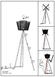 Bruksanvisning Eglo 43855 Lampa