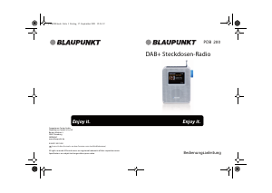 Bedienungsanleitung Blaupunkt PDB 200 Radio