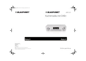 Bedienungsanleitung Blaupunkt KRD 221 Radio