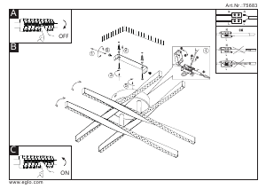 説明書 Eglo 75683 ランプ