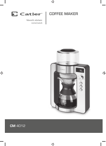 Manuál Catler CM 4012 Kávovar