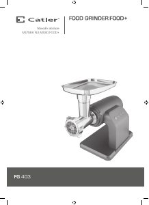 Manuál Catler FG 403 Mlýnek na maso