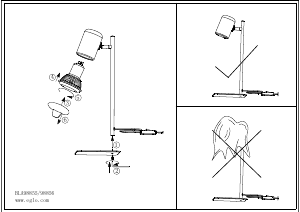 Bruksanvisning Eglo 98856 Lampa