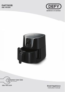 Manual Defy DAF7003B Deep Fryer