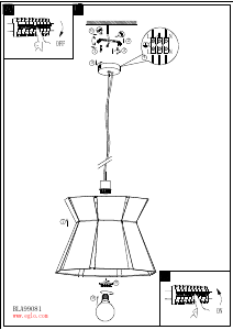 Bruksanvisning Eglo 99081 Lampa