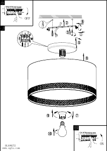 Bruksanvisning Eglo 99272 Lampa