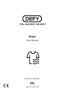 Handleiding Defy DTD317 Wasdroger