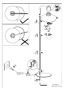 Bruksanvisning Eglo 99513 Lampa
