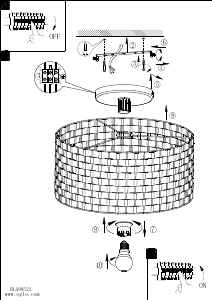 Bruksanvisning Eglo 99523 Lampa