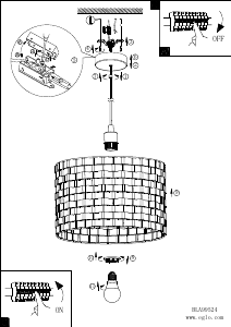 Bruksanvisning Eglo 99524 Lampa