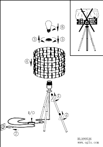 Bruksanvisning Eglo 99526 Lampa