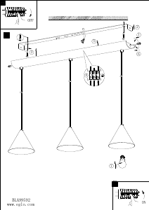 Bruksanvisning Eglo 99592 Lampa