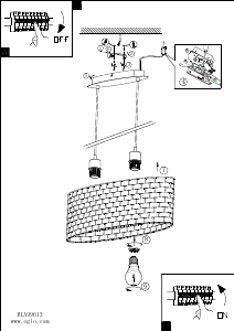 Bruksanvisning Eglo 99613 Lampa