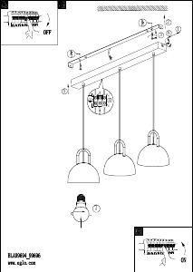 Bruksanvisning Eglo 99694 Lampa