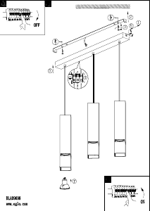 Bruksanvisning Eglo 99698 Lampa