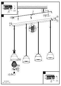 Bruksanvisning Eglo 390038 Lampa