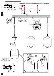 Bruksanvisning Eglo 390104 Lampa