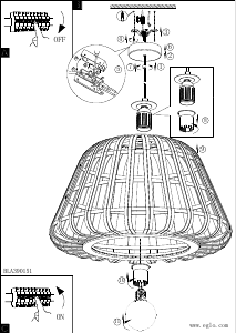 Bruksanvisning Eglo 390151 Lampa